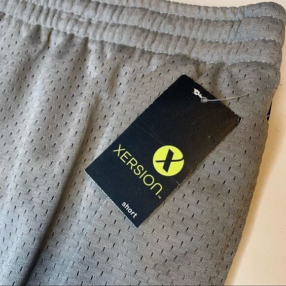 Xersion Grey Mesh Athletic Shorts - Picture 2 of 6